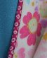 七五三 3歳女の子用被布[JAPAN STYLE]スカイブルー無地(着物)白にピンクの桜No.68V